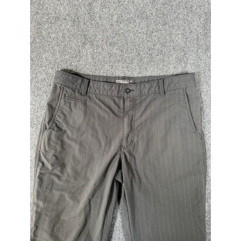 Nike Dri-Fit Pants‎ Mens 33x32 Gray Tour Performance Golf Lightweight EUC - Picture 4 of 16